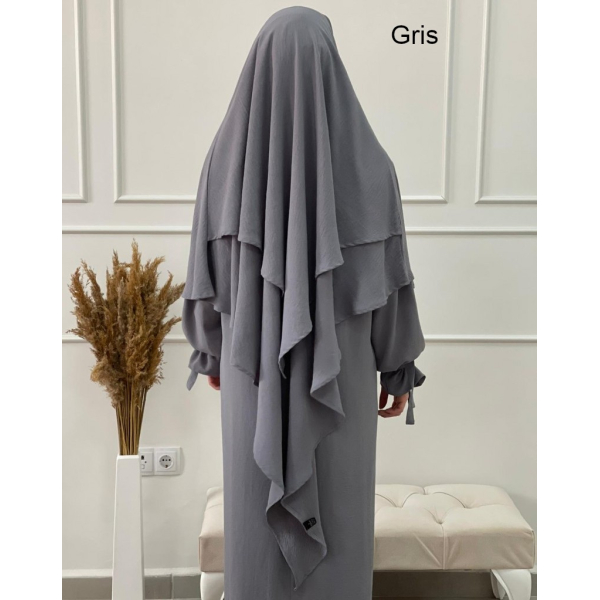 Khimar double voile - Jazz