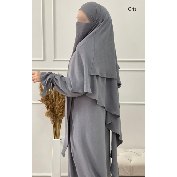 Khimar double voile - Jazz