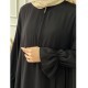 Abaya évasée avec zip