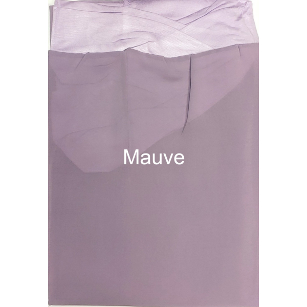 Hijab bonnet intégré croisé - Bi-matière