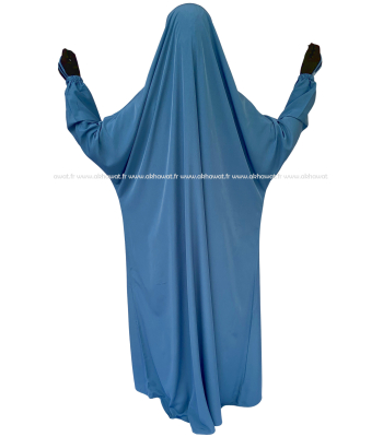 Full length French Jilbab - Peach skin