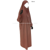 Jilbab 1 pièce - Peach skin