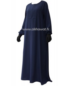Abaya avec ouverture Zip - Microfibre léger