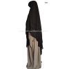 Khimar 3 voiles - Mousseline crêpe