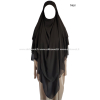 Khimar 3 voiles - Mousseline crêpe