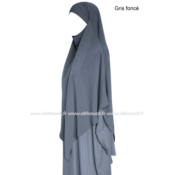 Khimar façon cape de jilbab - Microfibre léger
