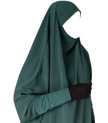 Jilbab manches serrées - 1 pièce - Microfibre léger