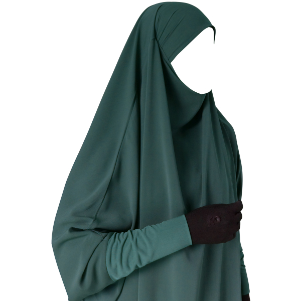 Jilbab manches serrées - 1 pièce - Microfibre léger