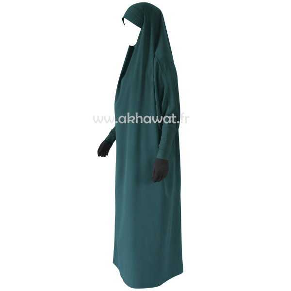 Jilbab manches serrées - 1 pièce - Microfibre léger