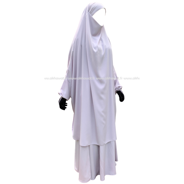 Jilbab 2 pièces jupe - Peach Skin - El bassira