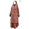 Jilbab 2 pièces jupe - Peach Skin - El bassira