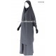 Stretch sleeves Jilbab- Light microfibre - 2 pieces with skirt