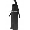 Stretch sleeves Jilbab- Light microfibre - 2 pieces with skirt