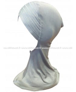 Cagoule croisée rayée