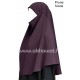 Tie back Khimar - short version - Light microfibre