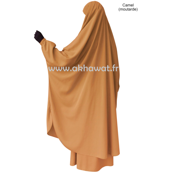Jilbab 2 pièces jupe droite - Microfibre Léger - El bassira