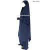 Jilbab manches serrées - 2 pièces sarouel - Microfibre léger