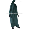 Jilbab manches serrées - 2 pièces sarouel - Microfibre léger