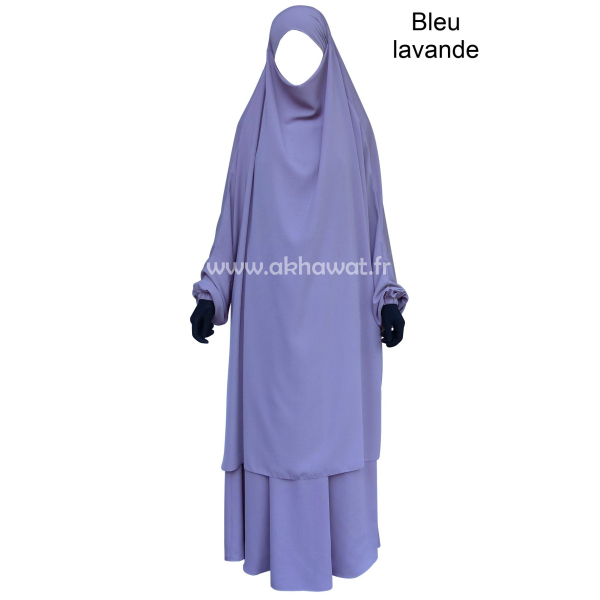 Jilbab 2 pièces jupe - Microfibre Léger - El bassira