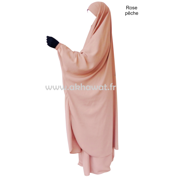 Jilbab 2 pièces jupe droite - Microfibre Léger - El bassira
