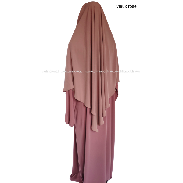 Khimar mi-long triangle - Microfibre léger