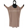 Ample Abaya - Tight lycra sleeves - Light microfiber