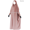 Jilbab manches serrées - 1 pièce - Microfibre léger