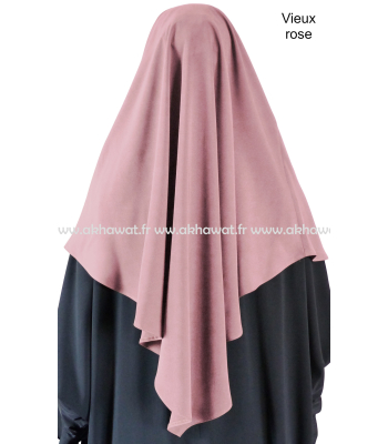 Tie back Khimar - short version - Light microfibre