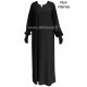 Abaya manches élastiquées - Microfibre léger - El bassira