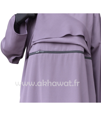 Abaya d'allaitement - Microfibre léger - El bassira