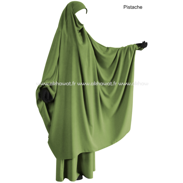 Jilbab 2 pièces Papillon jupe - Microfibre Léger