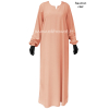 Abaya manches élastiquées - Microfibre léger - El bassira
