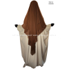 Khimar 3 voiles - Mousseline crêpe