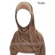 Hijab bonnet intégré simple - Viscose