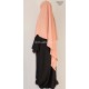 Khimar extra-long pointu - Noir intense - El bassira