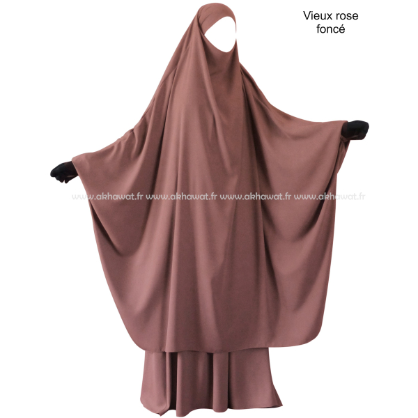 Jilbab 2 pièces Papillon jupe - Microfibre Léger
