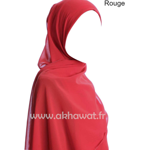 Châle mousseline crêpe - Plusieurs couleurs