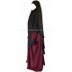 Khimar extra-long pointu - Noir intense - El bassira