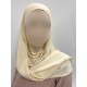 Hijab Soie de Médine avec cagoule intégrée