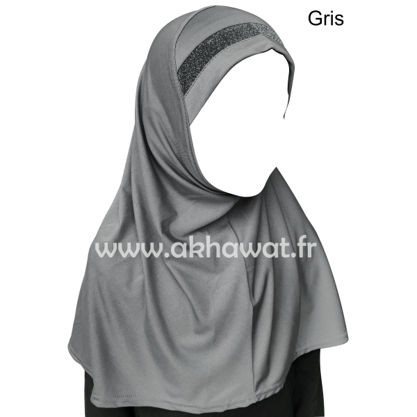 Hijab 1 pièce pour fille - Lurex