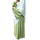 Silky abaya - Puffy sleeves