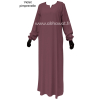Abaya manches élastiquées - Microfibre léger - El bassira
