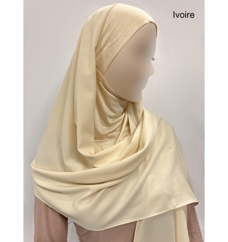 Silk of Medina Hijab with its undercap