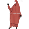 Jilbab 2 pièces sarouel - Microfibre Léger - El bassira