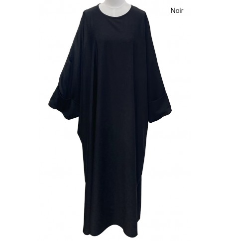 Ample abaya - Kimono sleeves - Silky