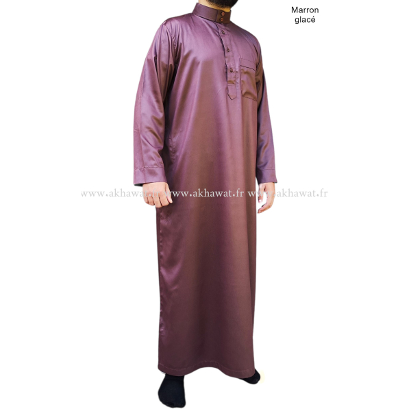 Qamis col mao