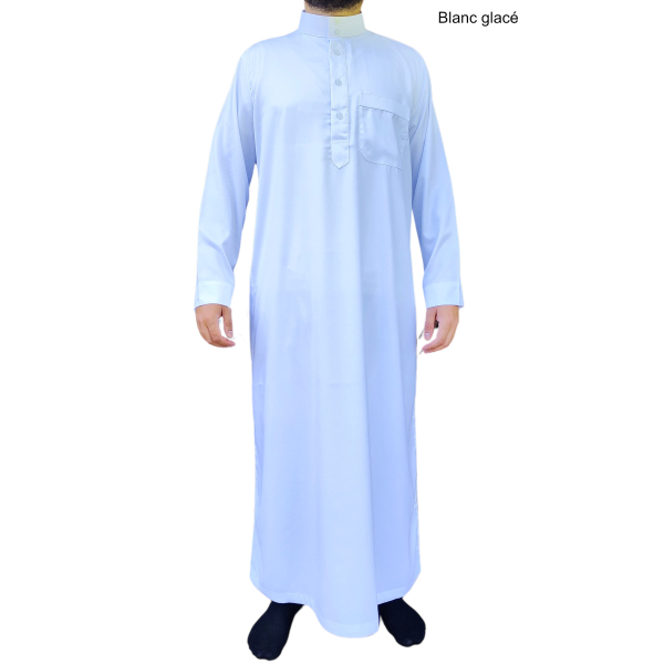 Qamis col mao