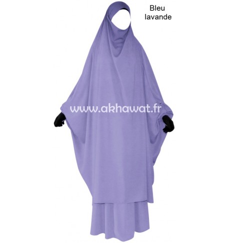 French Jilbab with skirt - Light microfiber