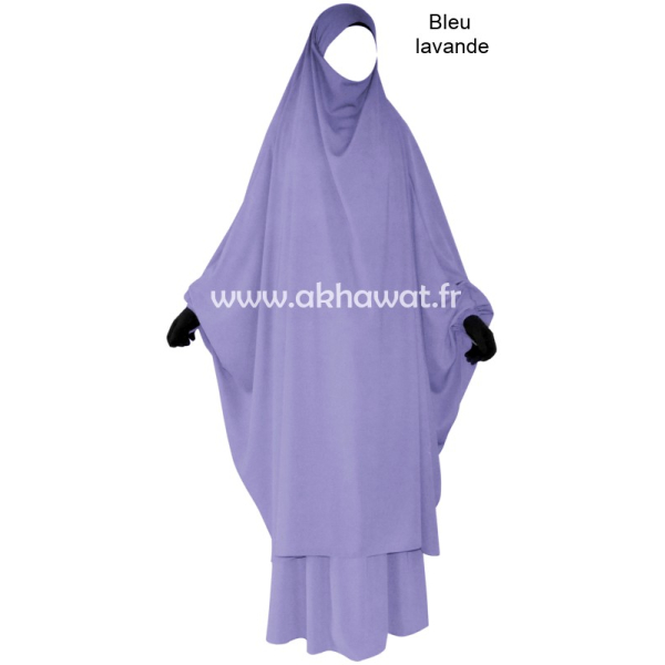 French Jilbab with skirt - Light microfiber