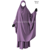 Jilbab 2 pièces Papillon jupe - Microfibre Léger